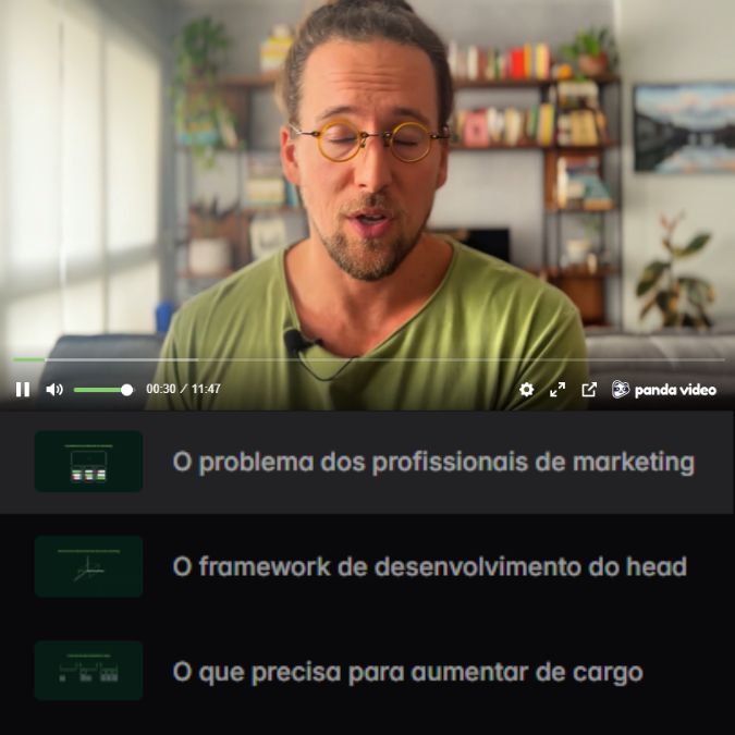 Aulas: São 73 aulas, distribuídas em 6 módulos, que totalizam 10 horas de puro conteúdo prático e objetivo